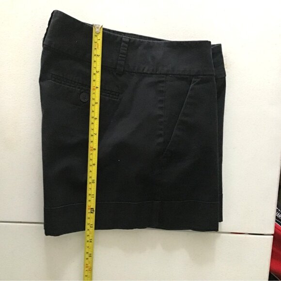 7TH AVENUE- WOMENS BLACK 98% COTTON SHORTS SIZE 10 - Picture 6 of 7